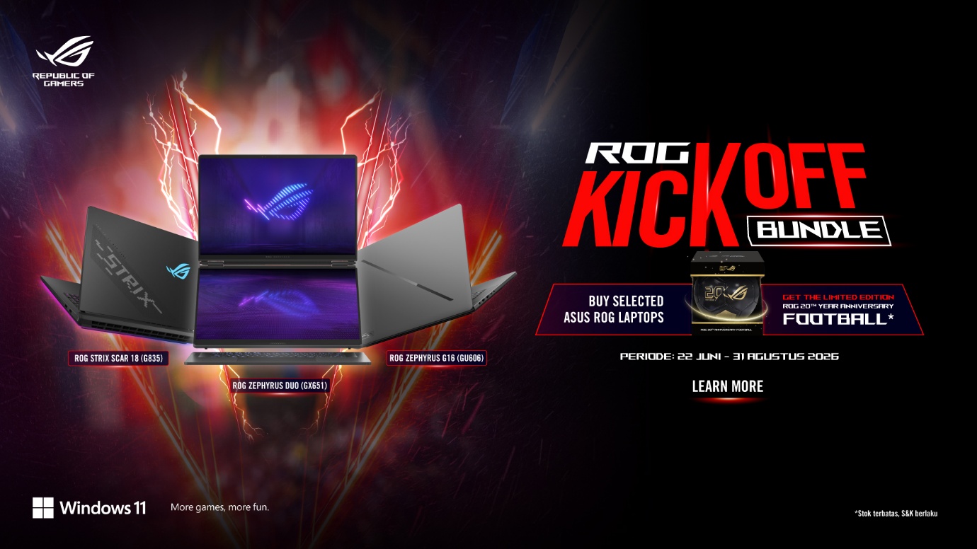 Asus ROG menahan tawaran kembali ke sekolah, membeli laptop gaming dan mendapatkan bola langka