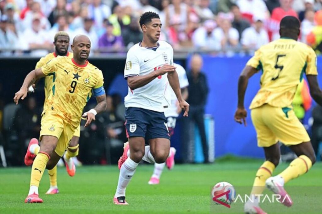 Bellingham bersyukur bisa mencatatkan penampilan ke-50 untuk Inggris