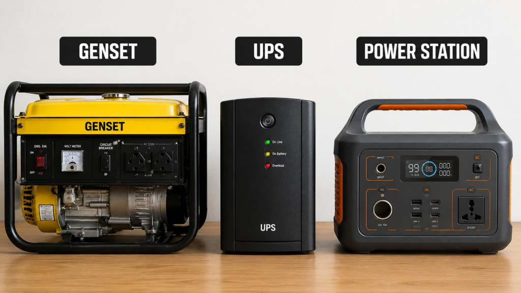 Generator, UPS, atau pembangkit listrik untuk bersiap menghadapi pemadaman listrik? Berikut perbedaan dan harganya
