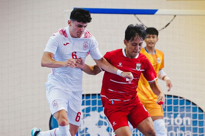 Hasil Kejuaraan Futsal U-17 Negara ke-6 2026 - Sulit sekali, tim Futsal U-17 Indonesia dikalahkan Spanyol 0-4