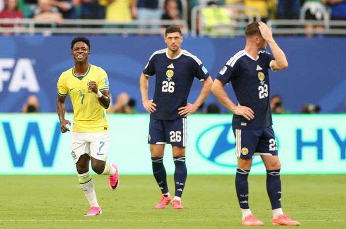 Hasil Piala Dunia 2026 diwarnai kesalahan Skotlandia dan Brasil merayakannya bersama Fini dan Cunha