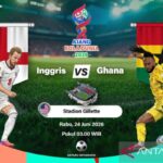Inggris vs Ghana: The Three Lions akan sulit dihentikan.