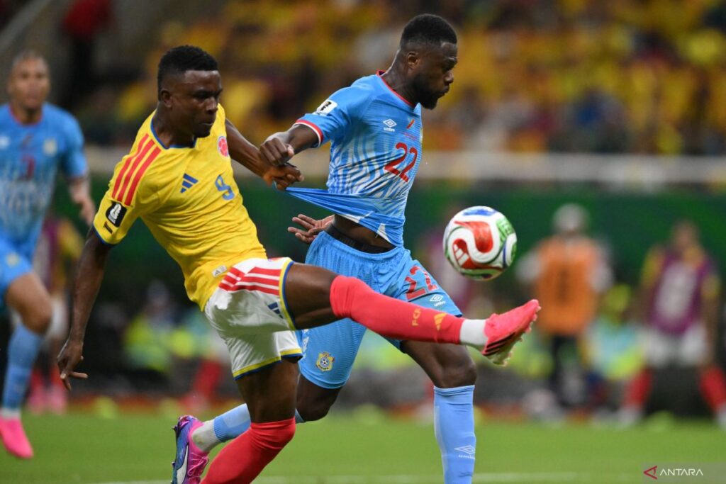 Kolombia vs Kongo di Grup K Piala Dunia 2026