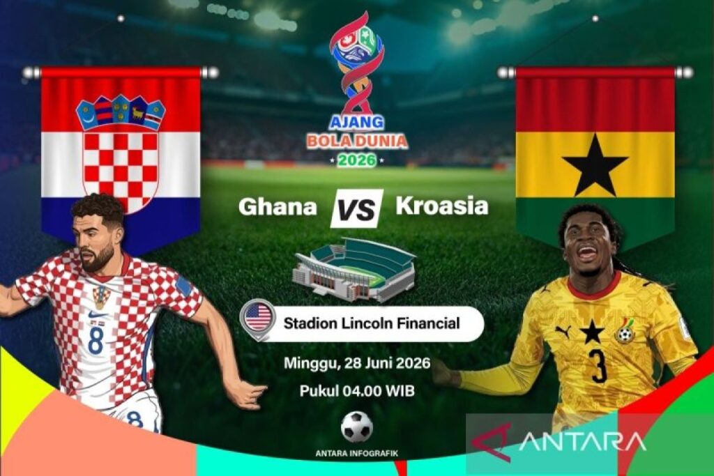 Lineup Kroasia vs Ghana, kedua tim melakukan perubahan