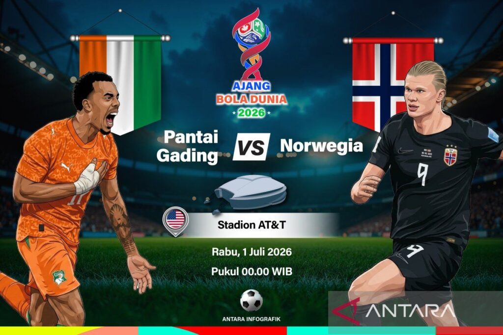 Norwegia vs Pantai Gading: Haaland jadi penentu jatuh atau tidaknya gajah