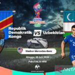 Pratinjau DR Kongo vs Uzbekistan: Duel yang menentukan peluang lolosnya 32 tim teratas