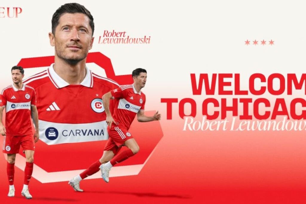 Robert Lewandowski telah resmi bergabung dengan klub Amerika Chicago Fire
