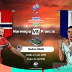 Saksikan pertandingan Norwegia-Prancis: ujian kemampuan para striker kelas dunia