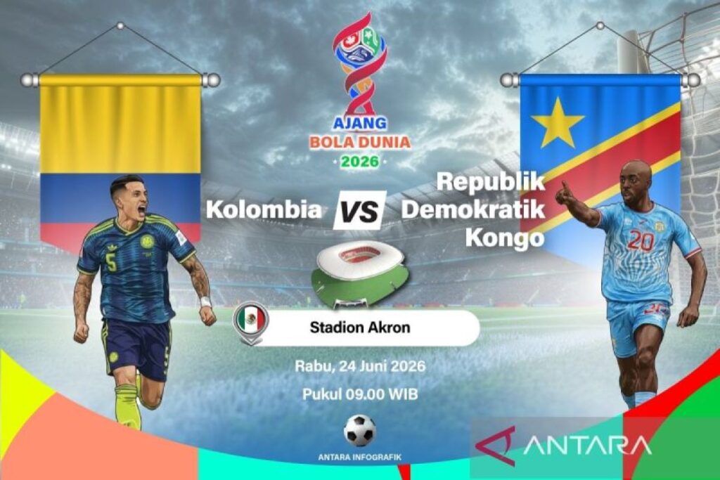 Sekilas Kolombia-Kongo: duel taktis di laga penentu Grup K