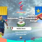 Sekilas Kolombia-Kongo: duel taktis di laga penentu Grup K