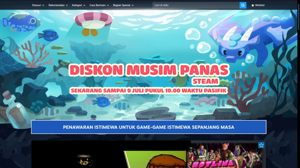 Steam Summer Sale 2026 resmi dimulai, ribuan game PC didiskon hingga 90 persen.