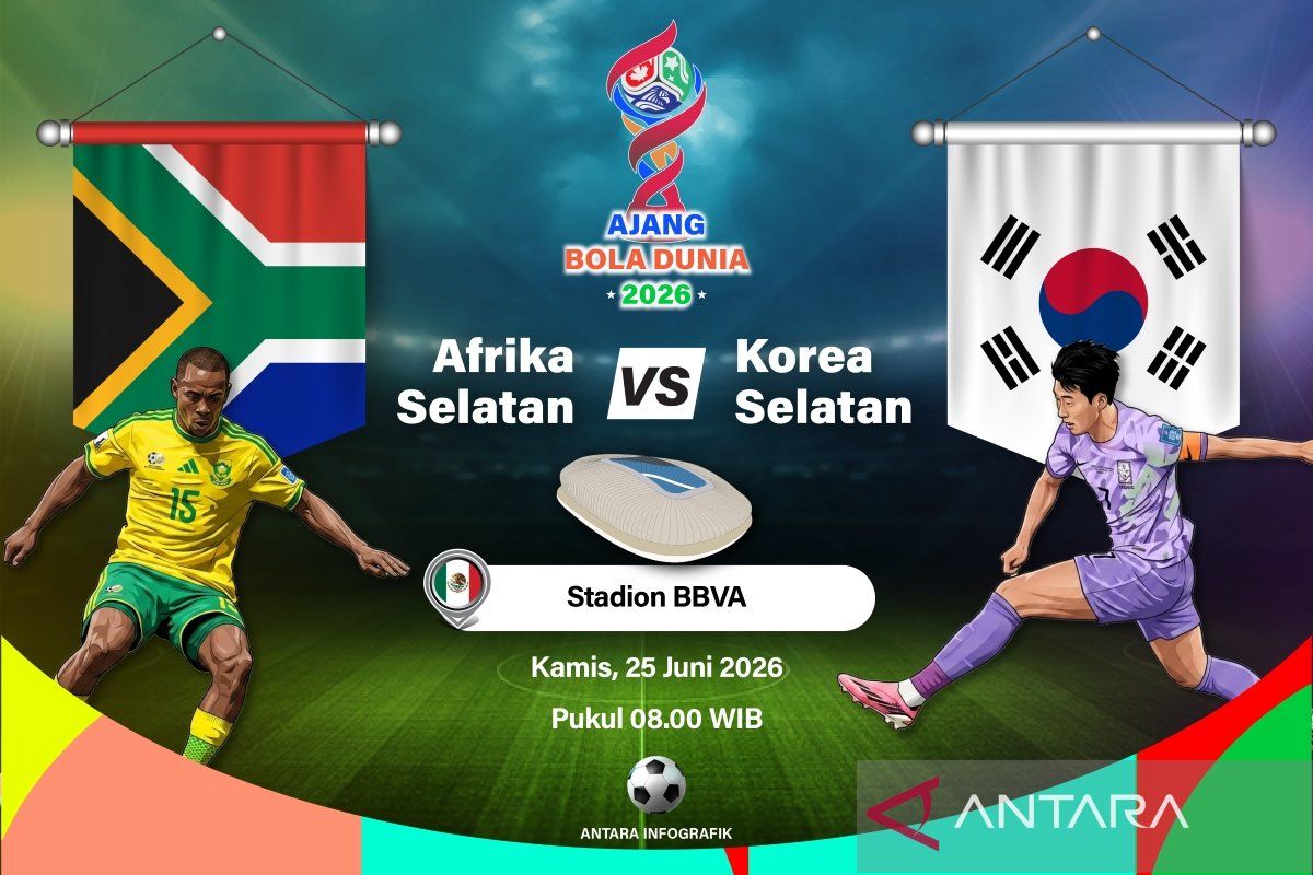 Susunan pemain Afrika Selatan melawan Korea Selatan