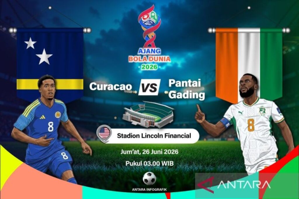 Susunan pemain Curacao melawan Pantai Gading, empat pemain bergilir