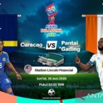 Susunan pemain Curacao melawan Pantai Gading, empat pemain bergilir