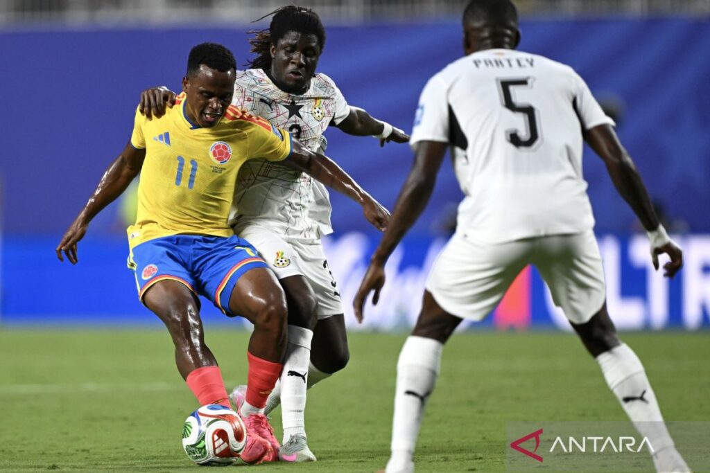 Gol tunggal Arias ke gawang Kolombia membuat Ghana tersingkir dari babak 32 besar Piala Dunia 2026