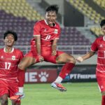 Timnas U-17 Indonesia bermain imbang dengan Timnas U-17 Malaysia 1-1