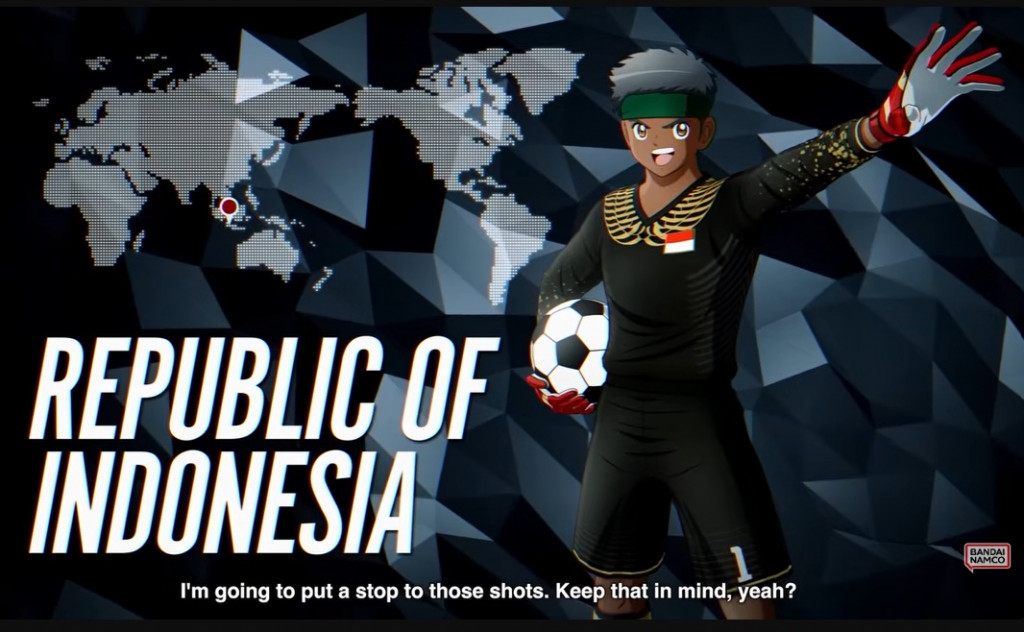 resmi! Ada tim Indonesia di Captain Tsubasa 2: World Fighters