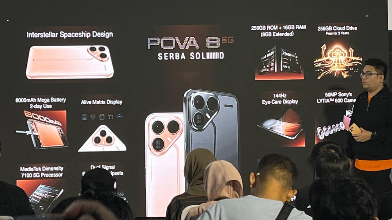 Harga Tecno Pova 8 5G di Indonesia mulai Rp 3 jutaan