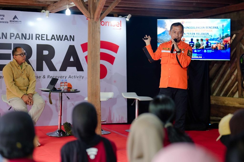 ​Telkomsel tingkatkan kesiapsiagaan bencana melalui Gladian PANJI TERRA, relawan dibekali alat mitigasi dan aplikasi digital