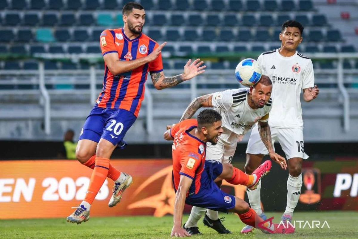 Piala Presiden 2026: Persija bermain imbang dengan Fort FC 2-2