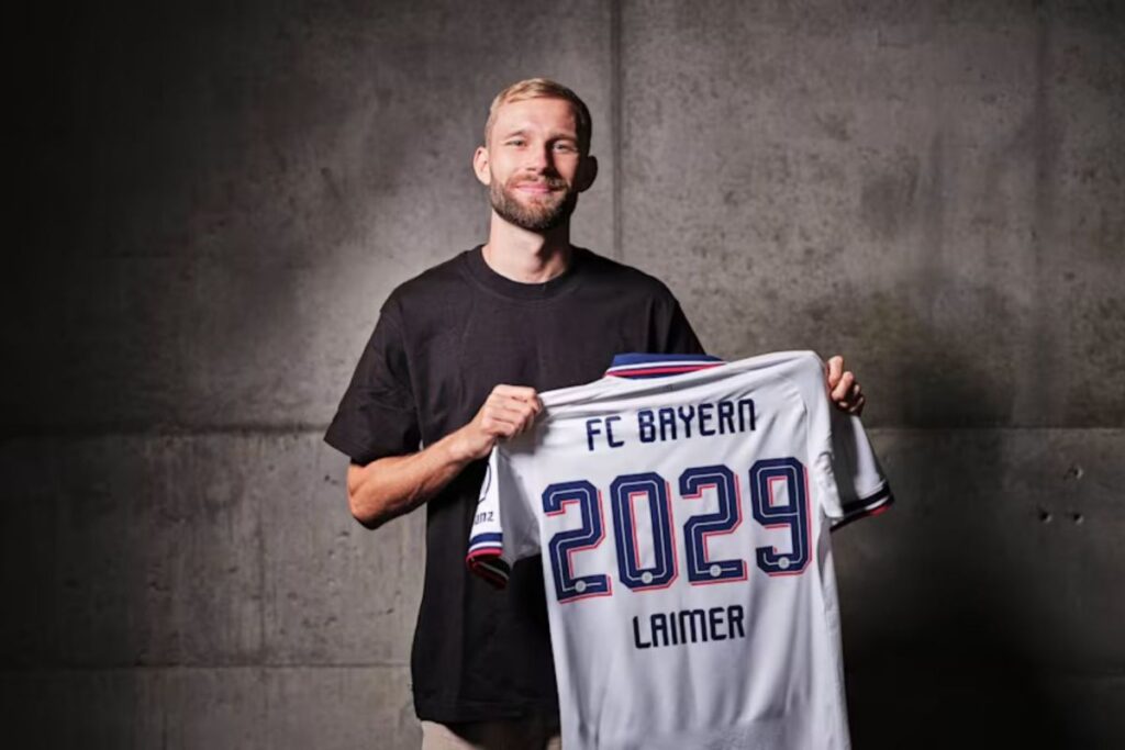Bayern memperpanjang kontrak Konrad Laimer