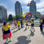 Fans merayakan final Piala Dunia di Vancouver