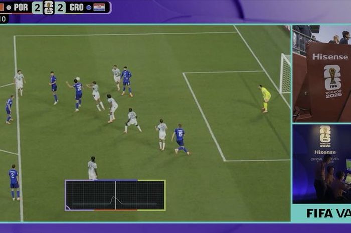 Garis waktu gol Kroasia dianulir karena offside pada menit ke-103. Apa aturannya?