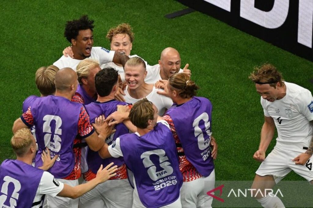 Haaland ingin Norwegia menikmati setiap momen setelah lolos ke babak 16 besar