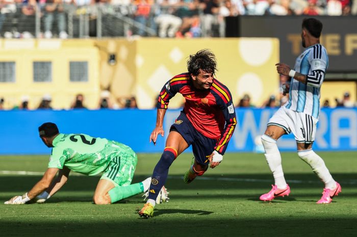 Hasil Akhir Piala Dunia 2026 - Argentina 10 Pemain dan Hanya 3 Tembakan, Gol Ferran Torres di Perpanjangan Waktu Bikin Spanyol Juara