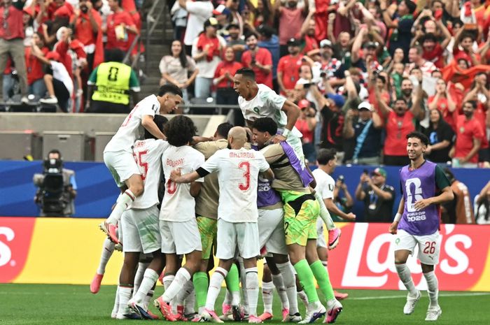 Hasil Piala Dunia 2026 - Gol 79 kilometer per jam mengirim Maroko ke perempat final