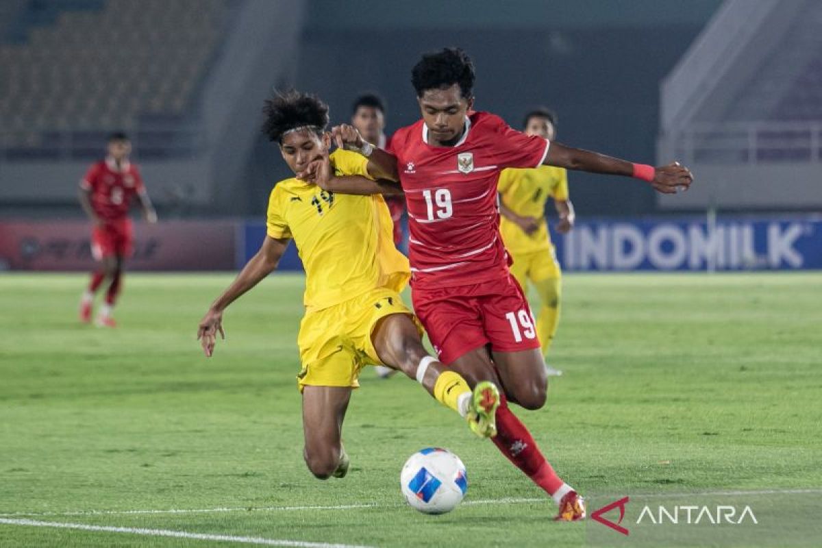 Indonesia U17 mengakhiri uji coba melawan Malaysia U17 dengan kemenangan 3-0