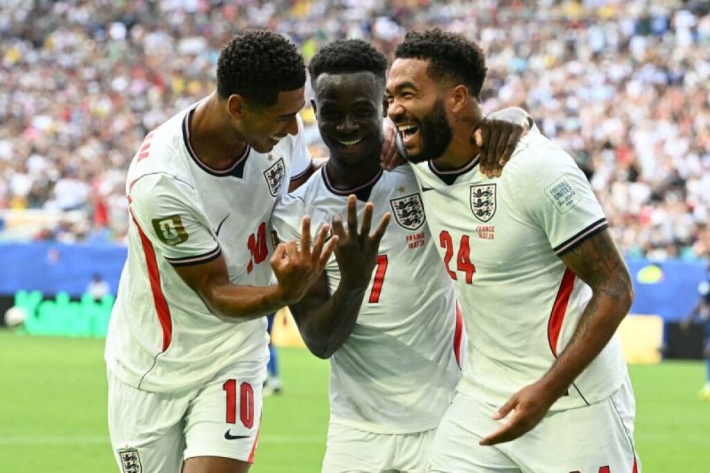 Inggris menduduki peringkat ketiga setelah mengalahkan Prancis 6-4