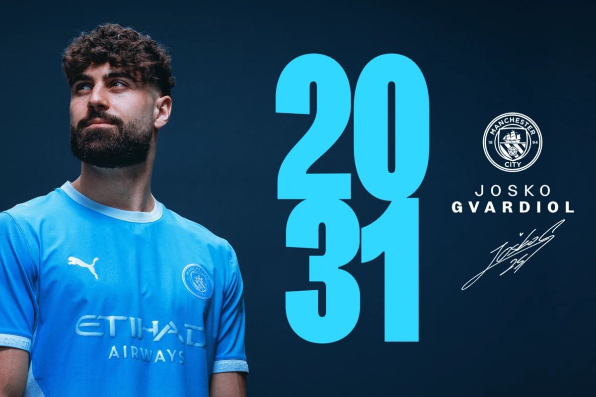 Josko Gvardiol memperpanjang kontraknya dengan Manchester City