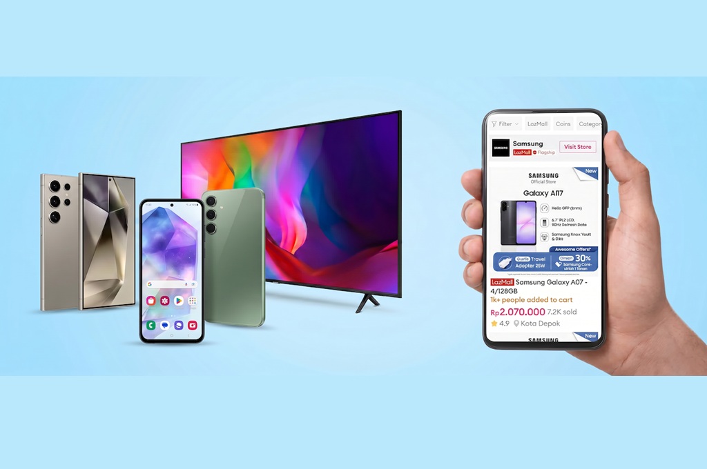 Kolaborasi Samsung dan Lazada mendongkrak penjualan hingga tiga digit