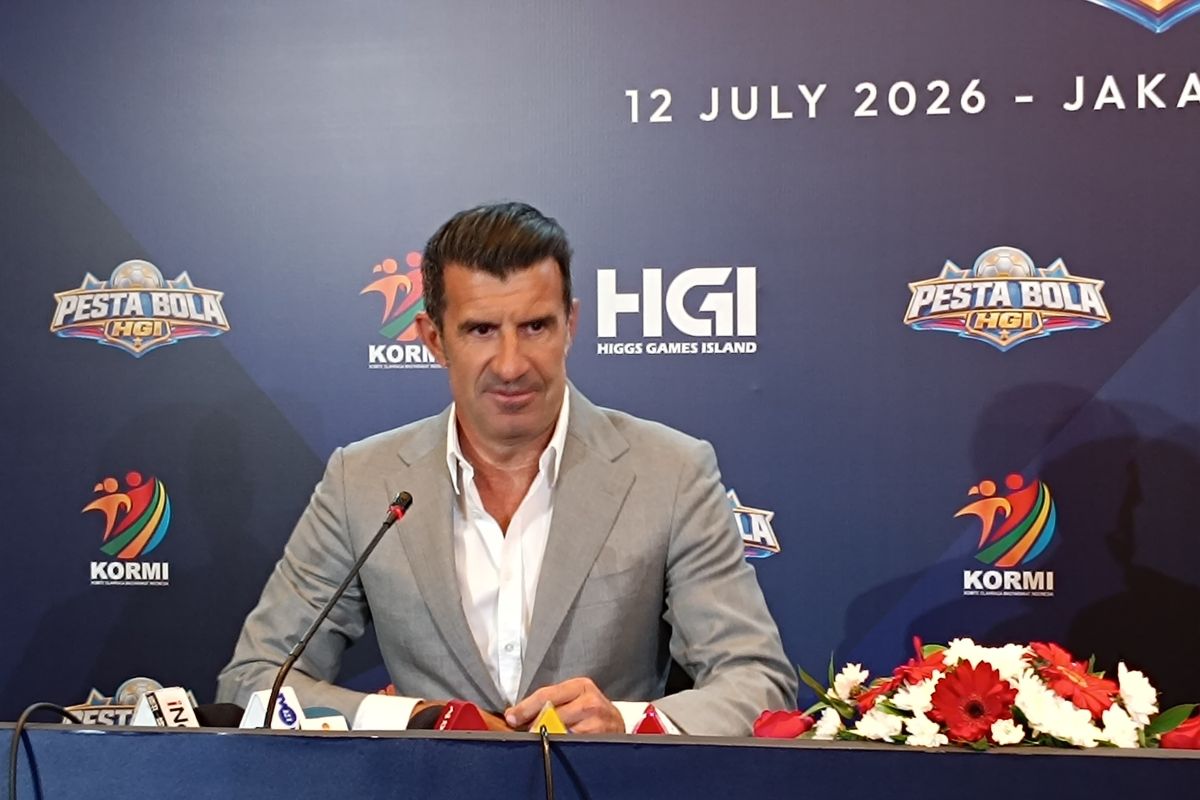 Luis Figo sangat bersemangat untuk berpartisipasi dalam Festival Sepak Bola HGI 2026
