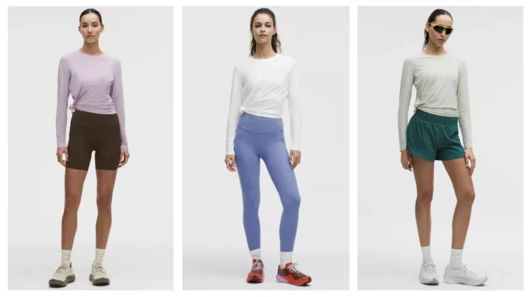 Lengan Panjang Ruched Sisi Pelindung UV Lululemon Dibuat untuk Jarak Bermil-mil yang Terkena Sinar Matahari