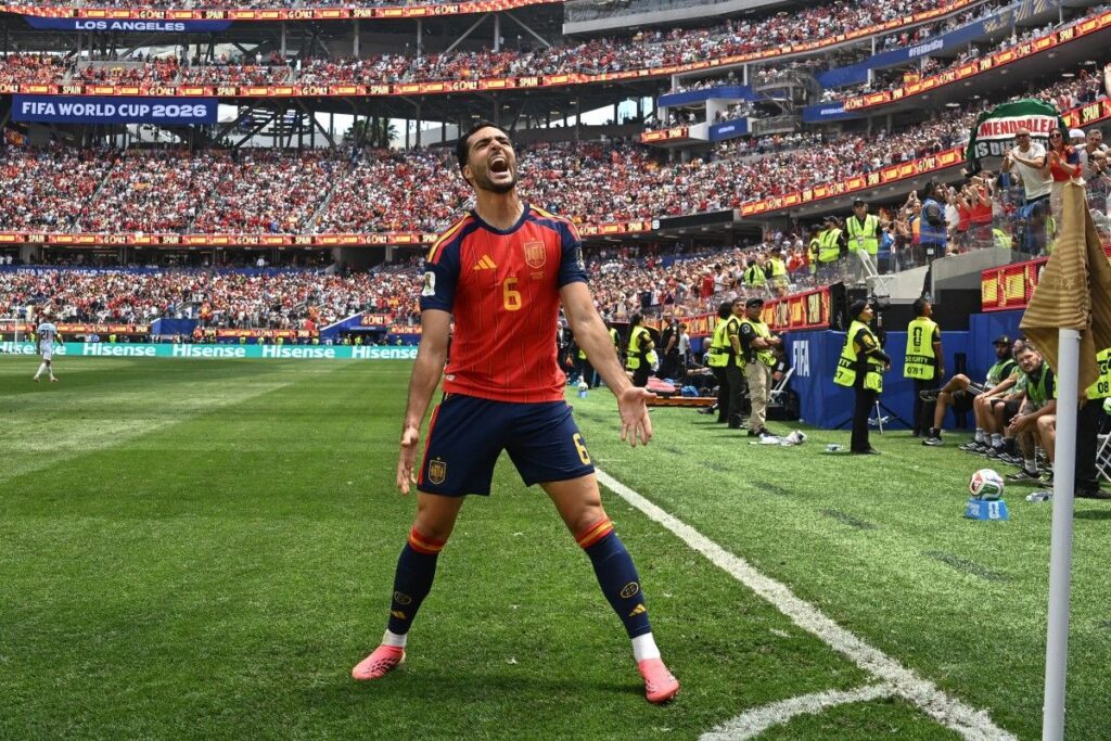 Mikel Merino memimpin Spanyol ke semifinal melawan Prancis