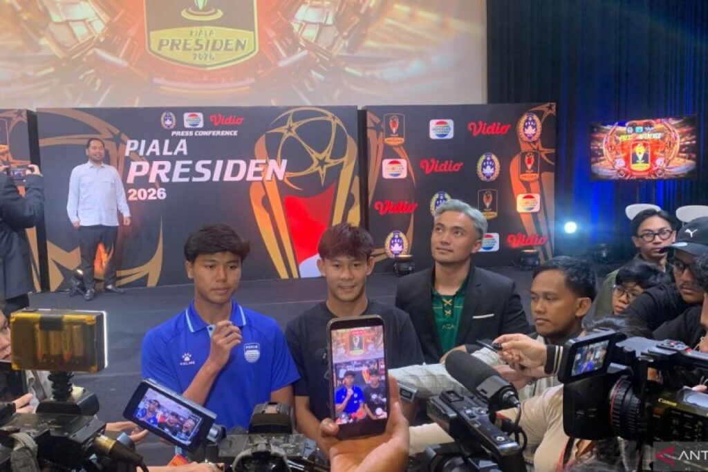 Nazriel dan Guli menyambut Piala Presiden 2026