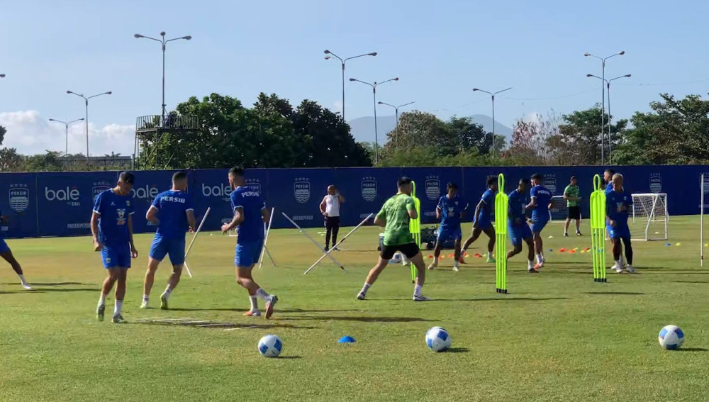 Persiapan jelang laga pembuka Piala Presiden 2026 antara Persib dan Arima