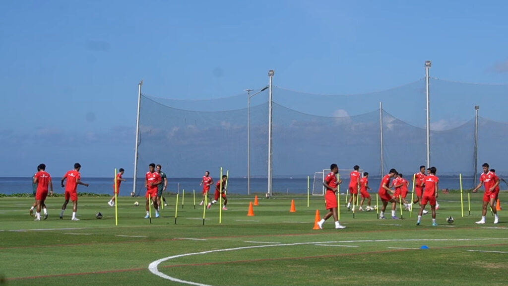 Persiapan tim Garuda jelang laga melawan Kamboja di Piala AFC