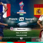 Prancis vs Spanyol: Pemenangnya berhak menjadi juara dunia