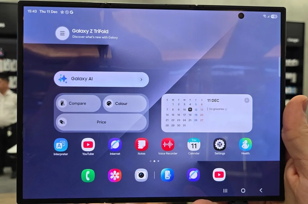 Samsung sedang mempersiapkan Galaxy Z TriFold 2 dan ponsel layar geser