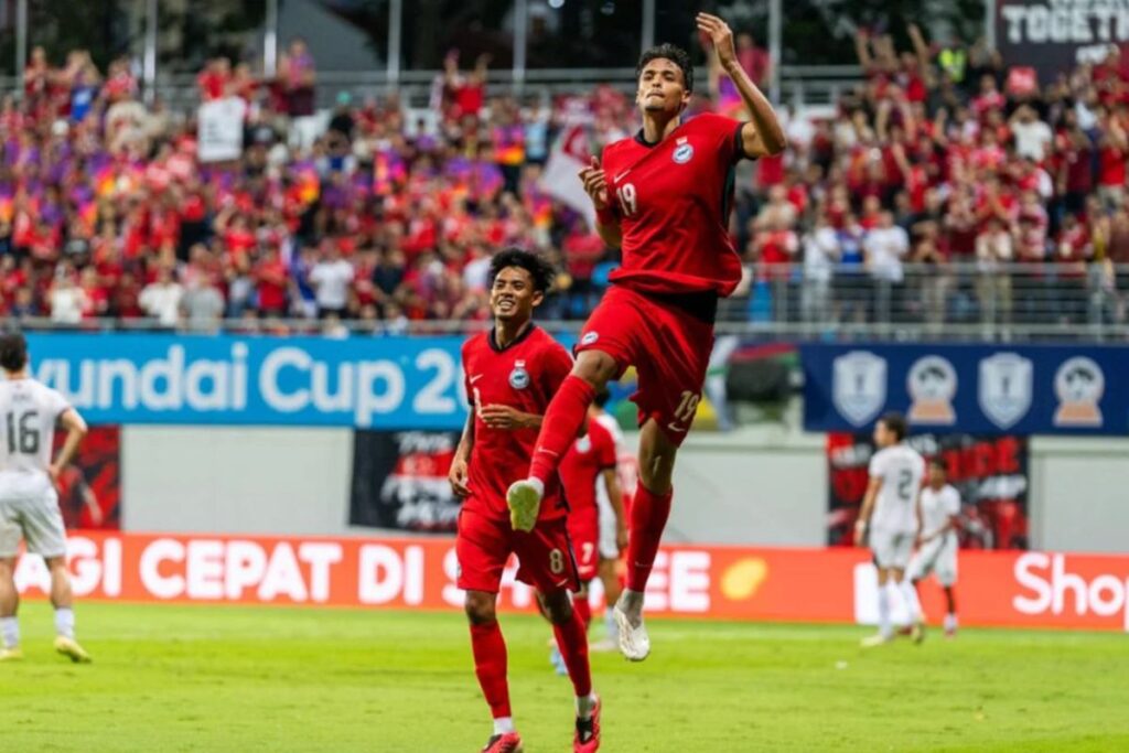 Singapura menempati peringkat pertama Grup A Piala Asia Hyundai 2026