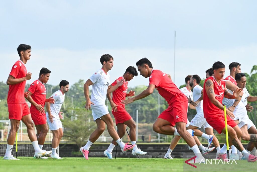 Tim Garuda sedang melakukan pemusatan latihan di Bali untuk persiapan Piala Asia AFC 2026