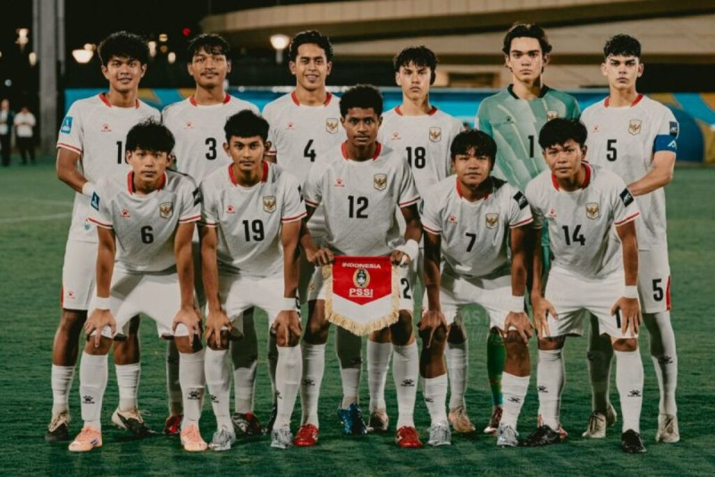 Tim U-17 Indonesia bermain imbang dengan Malaysia 1-1